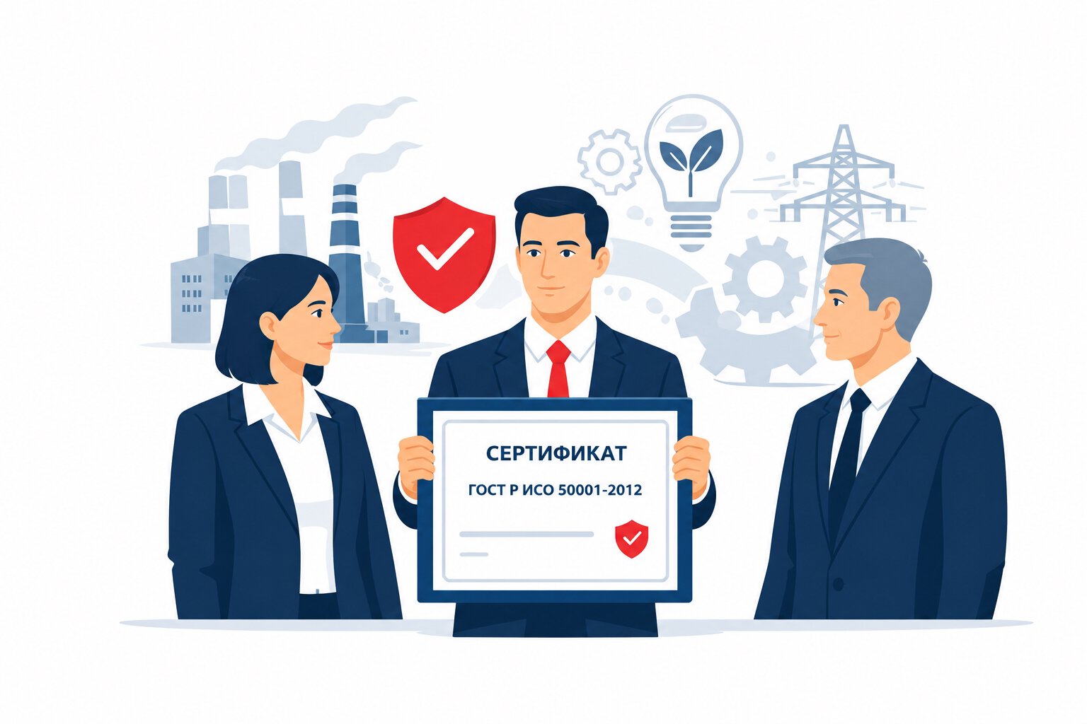 Оформление сертификата ГОСТ Р ИСО 50001-2012 в Ижевске и по всей республике Удмуртия