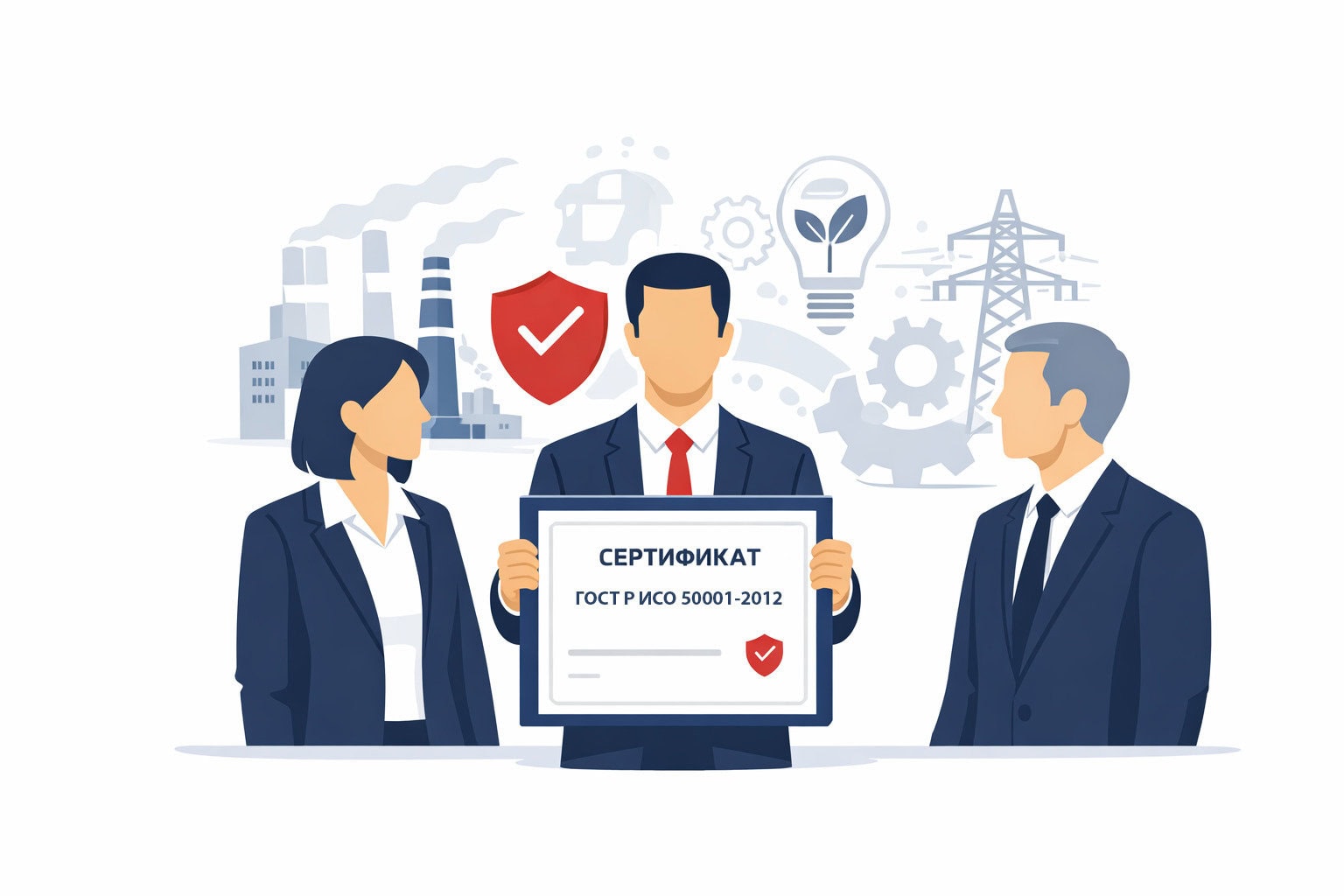 Оформление сертификата ГОСТ Р ИСО 50001-2012 в Ижевске и по всей республике Удмуртия